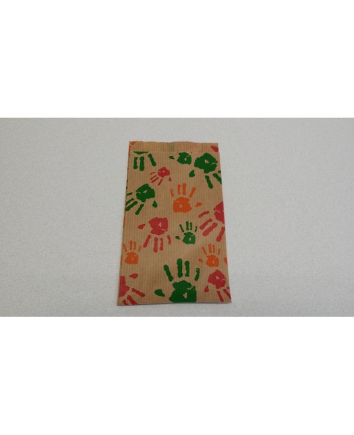 Sobre Papel Kraft Decorado Color,"Manos"