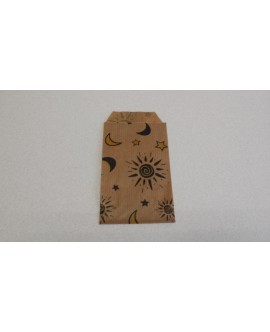 Sobre Papel Kraft Decorado Color,"Soles y Lunas"