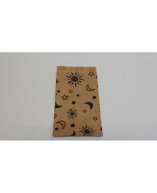Sobre Papel Kraft Decorado ,"Soles y Lunas"