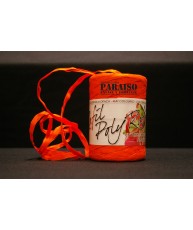 Rafia Sintética, Color Naranja Mate.