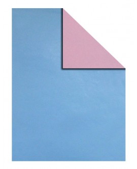 Bobina papel de regalo "bicolor". Rosa/Azul.