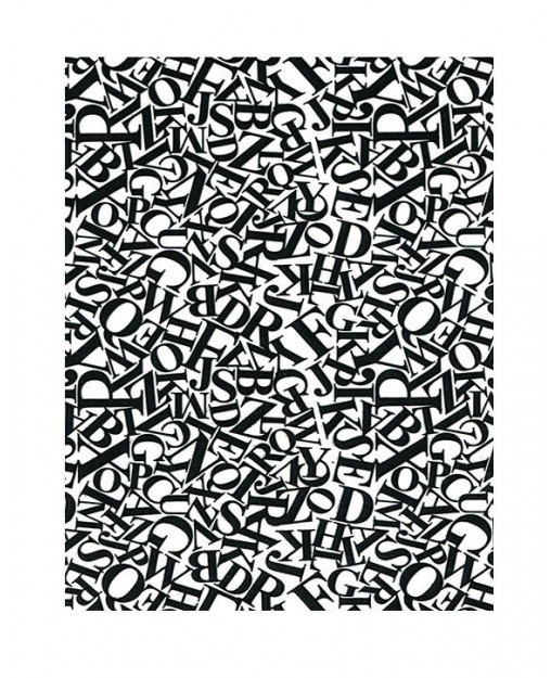 Bobina papel de regalo "Letras"