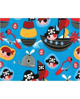 Bobina papel de regalo "Piratas"