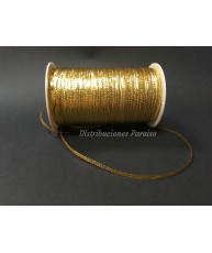 Cordón  Plano 3mm Plata.
