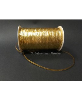 Cordón  Plano 3mm Plata.